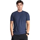 Men's Merino Wool T-Shirt – Ultra Soft, Odor Resistant, Temperature Control & Quick-Dry Base Layer, All-Season