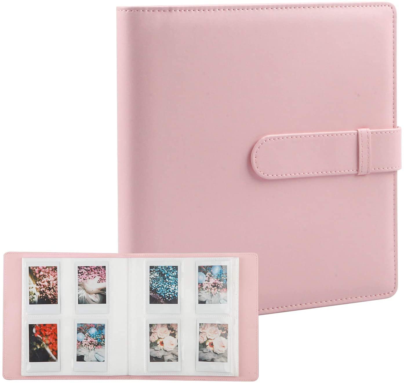 256 Pockets Mini Film Album (60 (W) X 90 (H) mm) for Fujifilm Instax Mini Film (54 (W) x 86 (H) mm) / Polaroid Zink Photo Paper (2 X 3"/50 X 76 mm) / Kodak Zink Photo Paper (2.1 X 3.4"/53 X 86 mm)