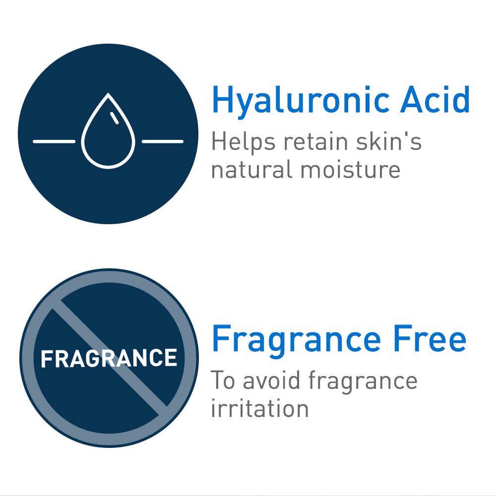CeraVe Therapeutic Hand Cream for Dry Cracked Hands | 3 Ounce | With Hyaluronic Acid and Niacinamide | Fragrance Free : Therapeutic Skin Care Products : Beauty