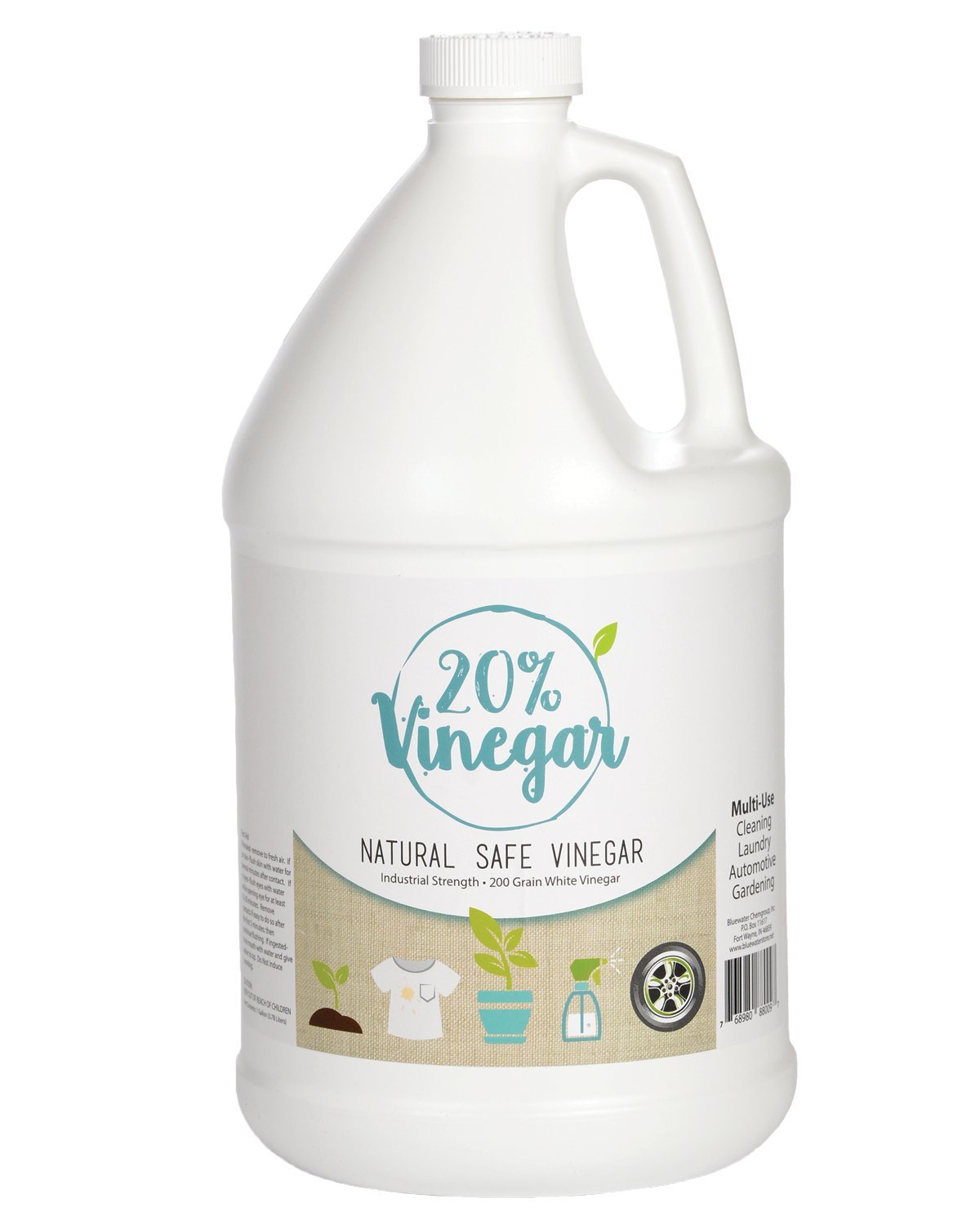 20 White Vinegar 200 Grain Vinegar Concentrate 1 Gallon of Natural