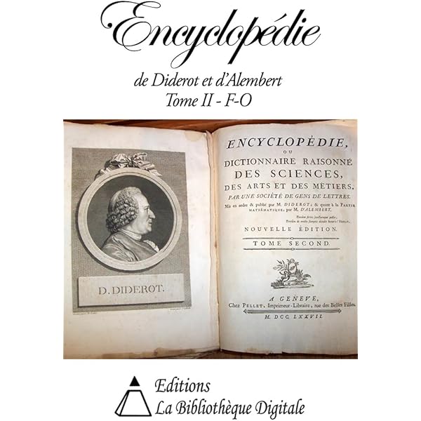 Amazon.com: Encyclopédie de Diderot et d'Alembert Tome I - A à E