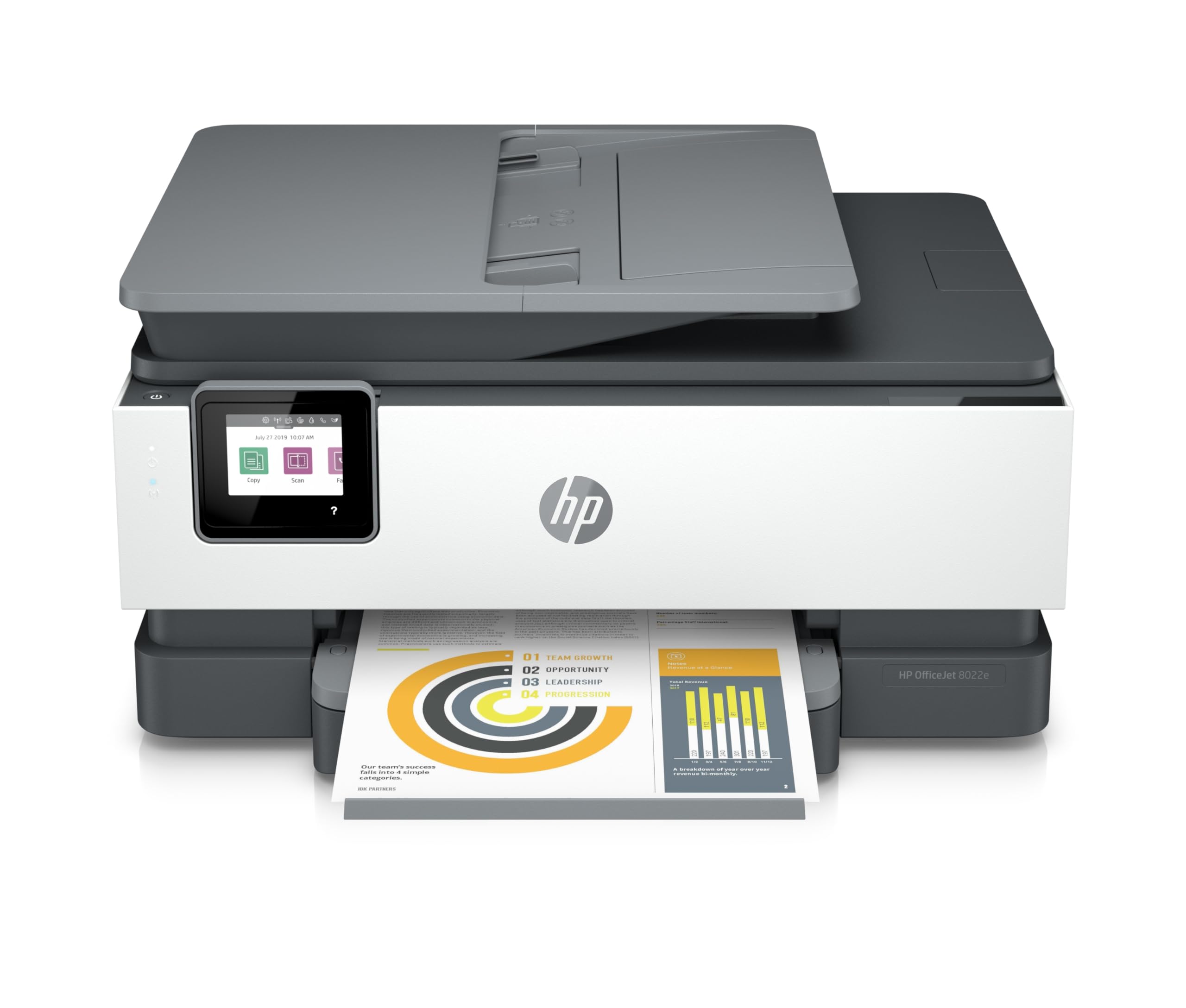 HP OfficeJet 8022e All in One colour printer with 6 months of Instant Ink, Black/White