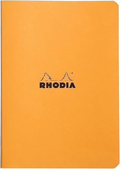 Rhodi a Rhodia 119188C Orange Piqué A5 Lined Notebook 96 pages