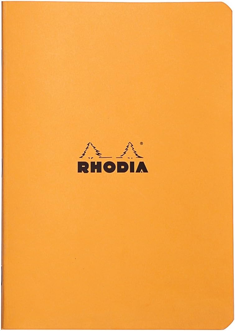 Rhodi a Rhodia 119188C Orange Piqué A5 Lined Notebook 96 pages