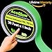Glow in The Dark Fluorescent Tape 30' ft Length x 1 Inch Wide, Premium Quality Non-Toxic, 12 Hour Glow. Sticks Easily & Waterproof. Perfect for Home and Office use.