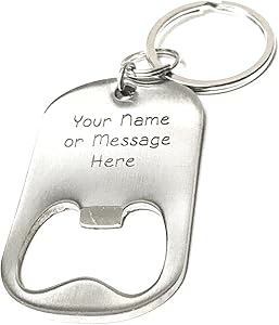 Personalized Bottle Opener . Can Opener Keychain . Custom Keychain . Bottle opener