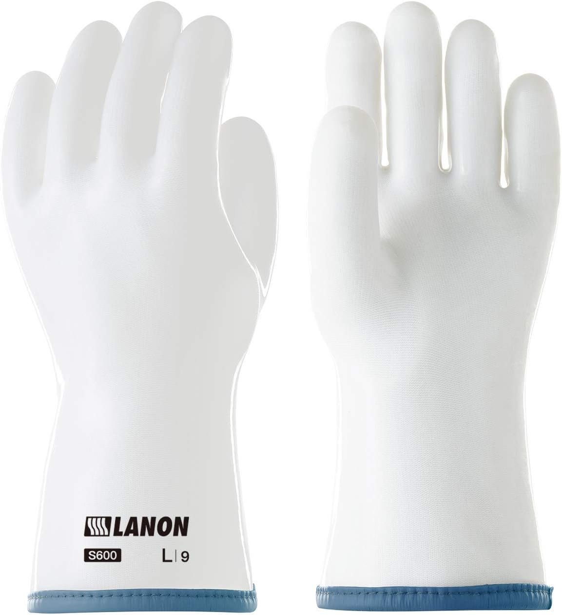LANON Protection 40 Pairs Heat Resistant Oven Mitts, Liquid Silicone Gloves with Fingers for Barbecue, Baking, Cooking, BPA Free, Large