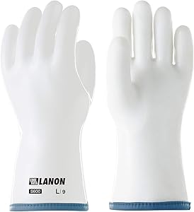 LANON Protection 40 Pairs Heat Resistant Oven Mitts, Liquid Silicone Gloves with Fingers for Barbecue, Baking, Cooking, BPA Free, Large