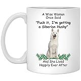 Lovesout Funny Siberian Husky White Dog Mom Mug