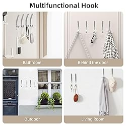 KYOEON Coat Hooks Wall Mounted, 8Packs