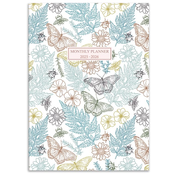 Photo 1 of *MINOR DAMAGE - USED*
Simplified 2025-2026 Monthly Planner and Calendar Book. Runs From October 2025 - December 2026, Monthly Planner 2025-2026 Easy to Organize Your Daily Life, 7" x 10", Flower