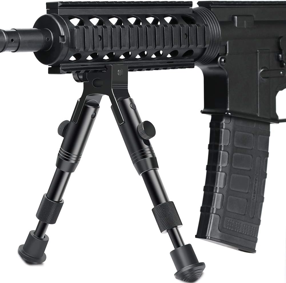 Feyachi 3 in 1 Tactical Riflebipod + Rail Mount Adapter + Barrel Clamp Adjustable Height from 6.5" to 7.0" for Hunting : Sports & Outdoors
