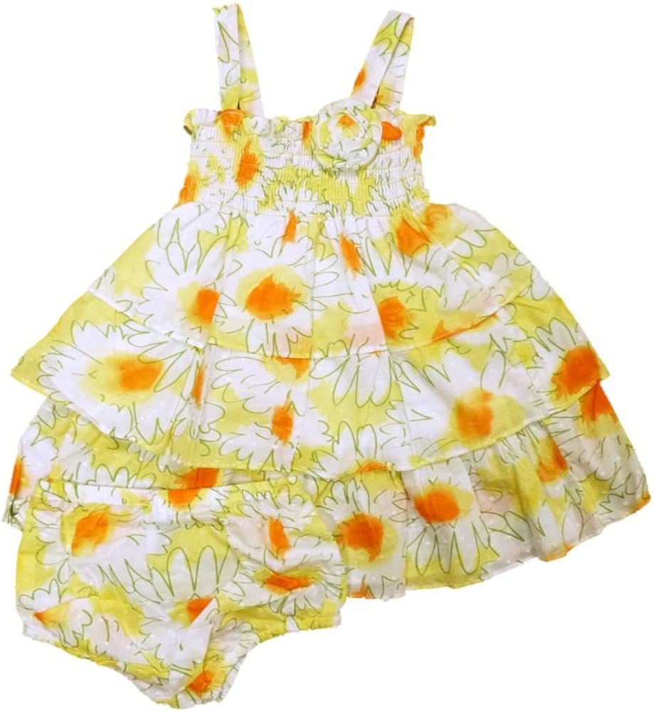 yellow and white sundress