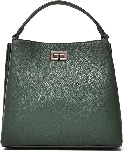 Amazon ショルダーバッグ レディース 縦型 2way 斜めがけ 縦長 スリム B5 ハンドバッグ Vinb c26p グリーン ショルダーバッグ