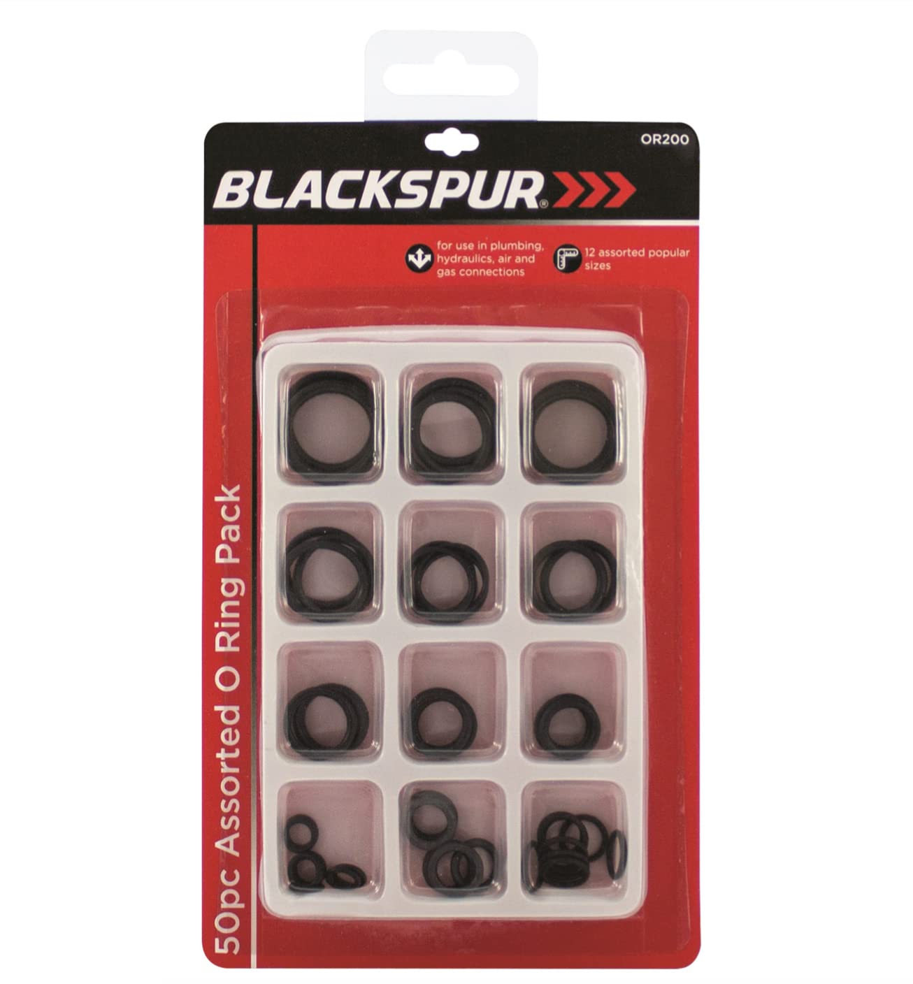 Blackspur BB-OR200 Assorted O-Ring Pack