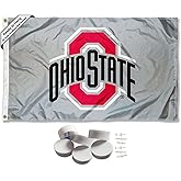 Ohio State Buckeyes Grey Banner and Tapestry Wall Tack Pads