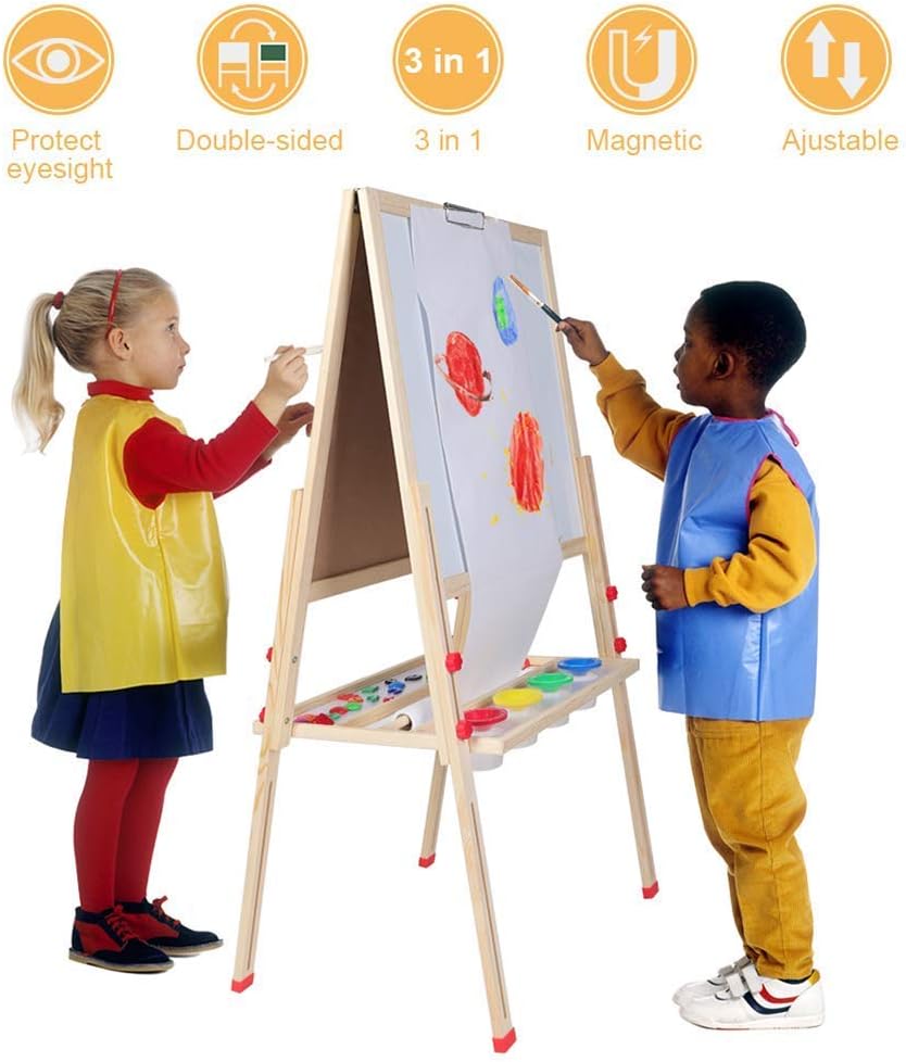 Amazon.com: Wooden Easel for Children 