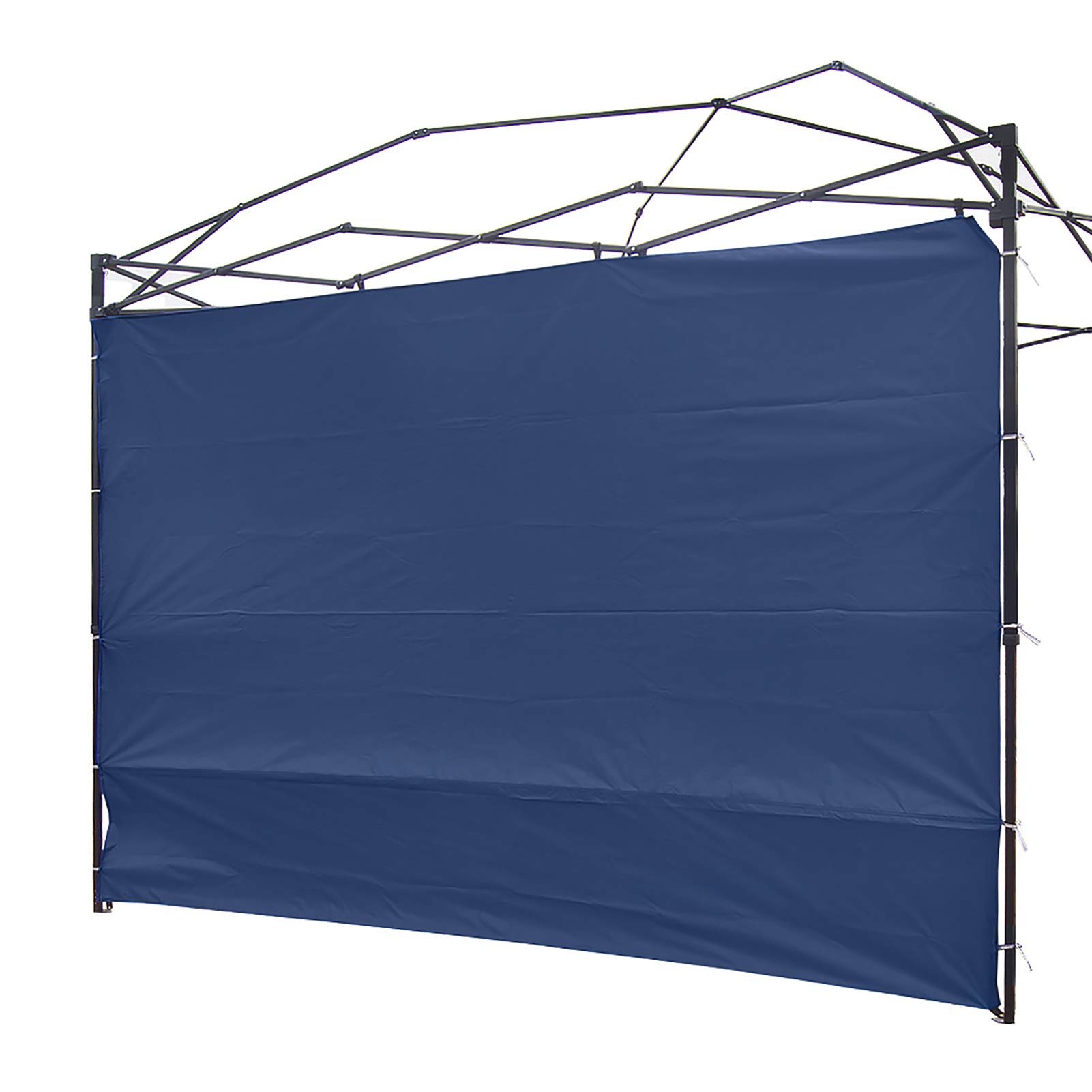 Photo 1 of Canopy Sunwall Sidewall Gazebos Tent Waterproof for 10x10ft Pop up Canopy Straight Leg Gazebos Outdoor Instant Canopies 1 Pcs Navy Blue Canopy Sidewall Only