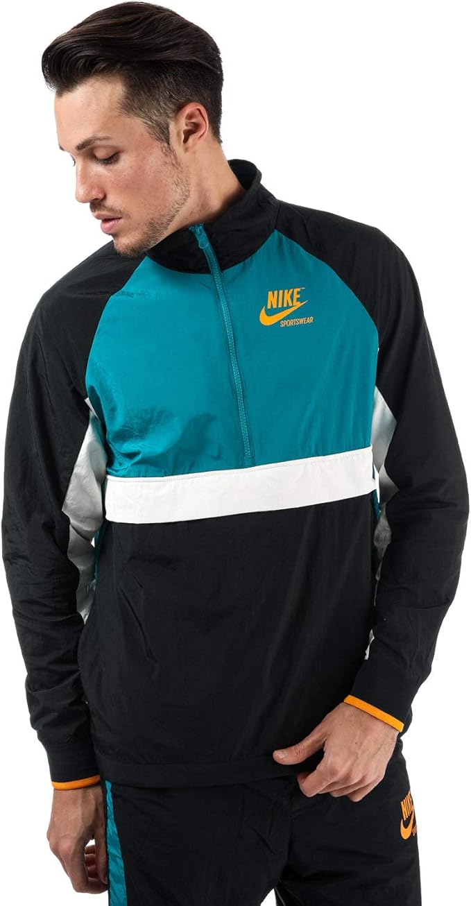 nike archive half zip