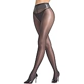 LABELLA 80D Super Glossy Pantyhose for Women,Shiny Oil Jazz Tights，All Day Comfort,S-Queen2