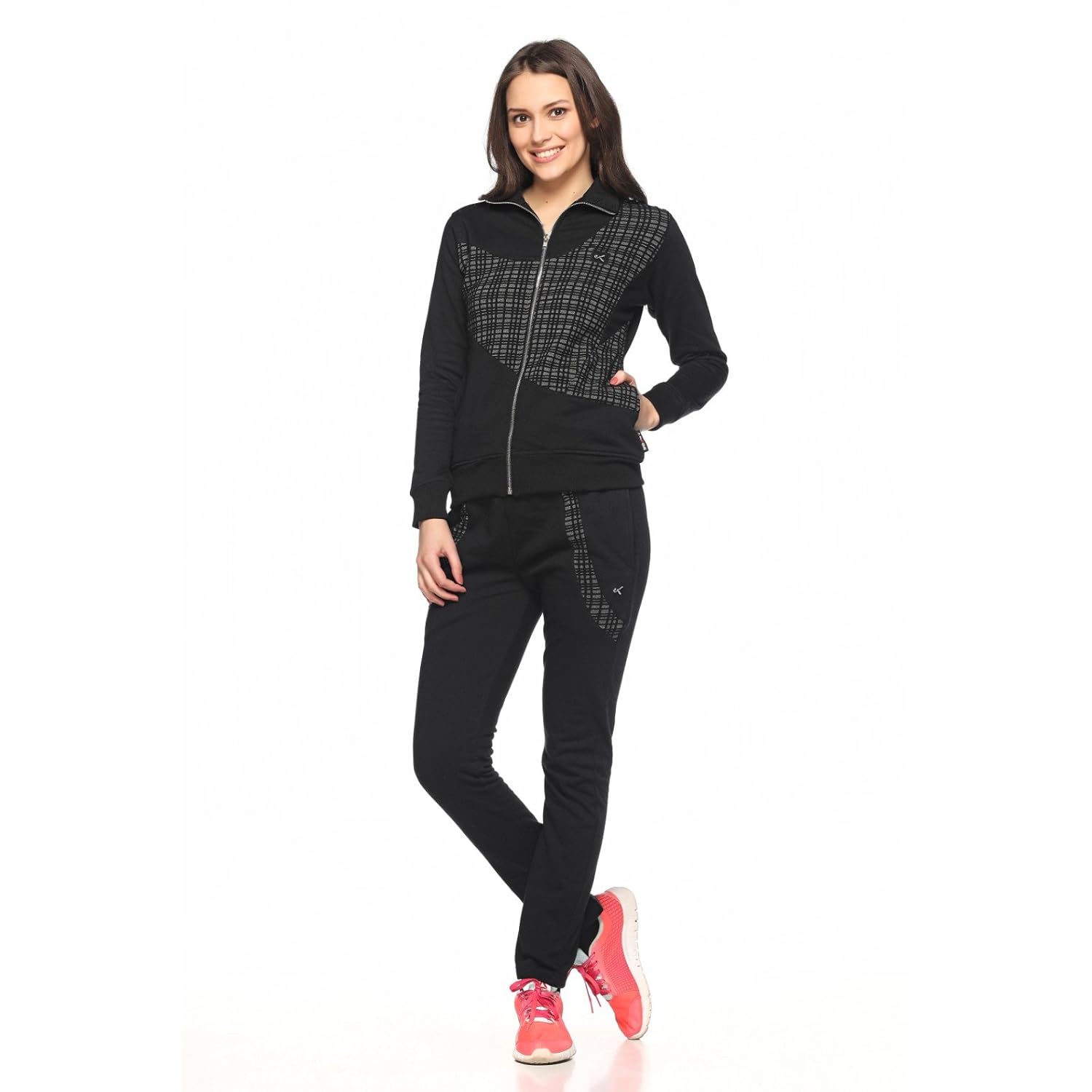 ex10sive fleece black active wear tracksuit