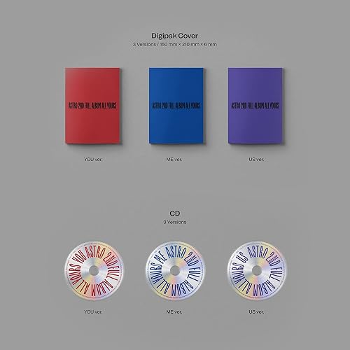 ASTRO 2ND FULL ALBUM - ALL YOURS [ YOU Ver. ] CD + Photobook +