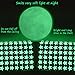 DUOFIRE Glow In The Dark Stars Wall or Ceiling Stickers,3D Glowing Ultra Bright Stars of 216Pcs And 1 Full Moon,Perfect For Kids Bedding Room or Birthday Gift,Beautiful Wall and Ceiling Decors