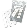 Laboratory Grade Chromatography Paper, Original Formulation, 6" Length x .75" Width Crisp Separation for Laboratories, School, Pigment Separation, and Experiments. (50 Strips per Pack)