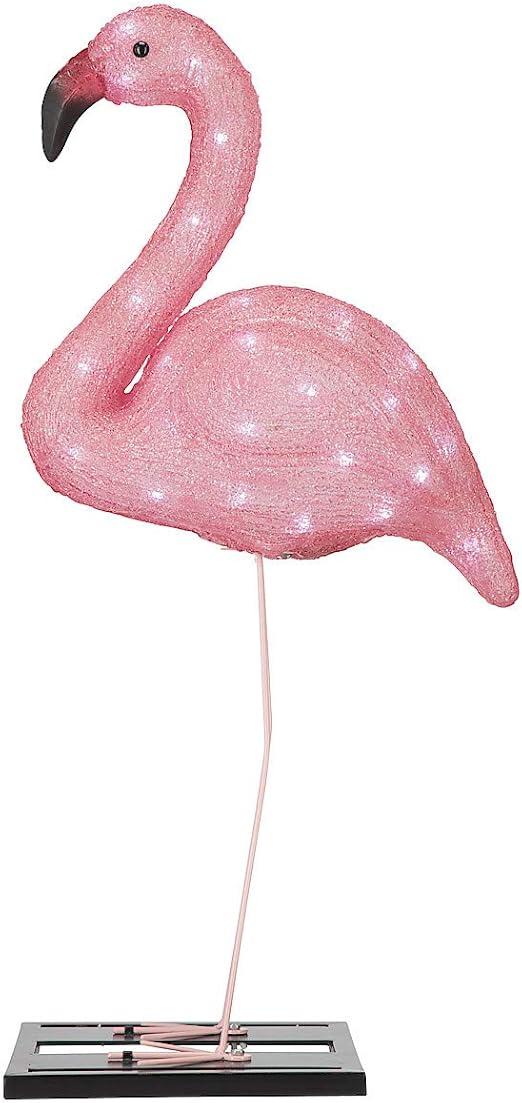 Light up pink flamingo