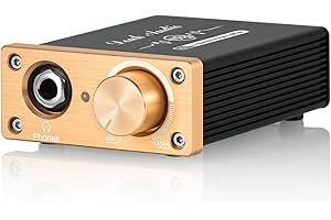 Douk Audio U3 Headphone Amps, Mini Hi-Fi Amplifier for Home Desktop PC 6.35mm / 3.5mm Headsets, Class A, RCA Input, DC 5V