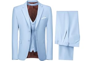 DHTS Boys' Suits Formal Tuxedo Slim Fit Boys Suit Set for Wedding Outfit Teen Boy Dress Clothes