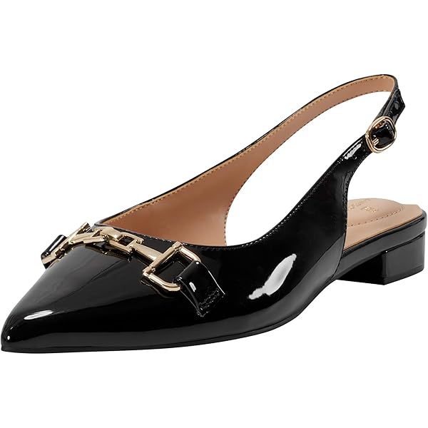 Amazon.com | Bandolino Women's Aleeza Ballet Flat, Black Croco 001