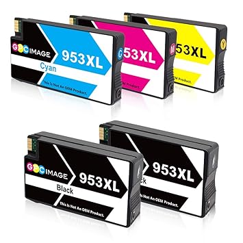 5 Gpc Image 953xl 953 Xl Remanufactured Ink Cartridge Replacement For Use In Hp Officejet Pro 8710 7740 8720 8715 8725 8730 8740 8718 8719 8218 - 