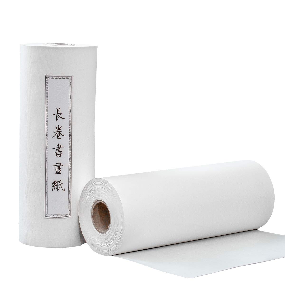 KYMY Chinese/Japanese Calligraphy Paper Roll, Sumi Paper/Xuan Paper/Rice Paper, 35cmX25m, Sheng (Raw) Xuan, 1 Roll