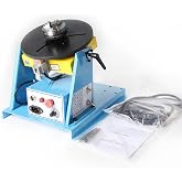10KG Rotary Welding Positioner Turntable Table, 0 to 90&deg; Welding Positioner | 180mm Table, 0-90&deg; Tilt, 2-20 r/min Speed, 110V, Portable Welder Positioner Turntable Machine for Welding/Cutting/Grinding