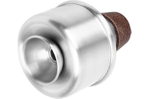 Mini Trumpet Practice Mute for Adult Children Beginner with Excellent Aluminum Alloy, Straight Body Design (Silver