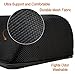 Under Desk Foot Rest - Ergonomic Non-Slip Black Mesh Material with Memory Pillow Cushion, Use with Your Office Chair to Relieve Knee, Leg, Foot Pain, Footrest for Home and Travel by Pure Journi