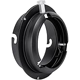 FOMITO Elinchrom to Bowens Mount Converter Adapter Ring, Speedring Adapter for Softbox Beauty Dish, Bowens Mount Snoot Adapter for Studio Flash Strobe Monolight Photography