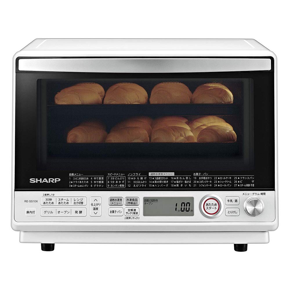 シャープ 過熱水蒸気 オーブンレンジ 31L コンベクション 2段調理 ホワイト RE-SS10-XW商品画像