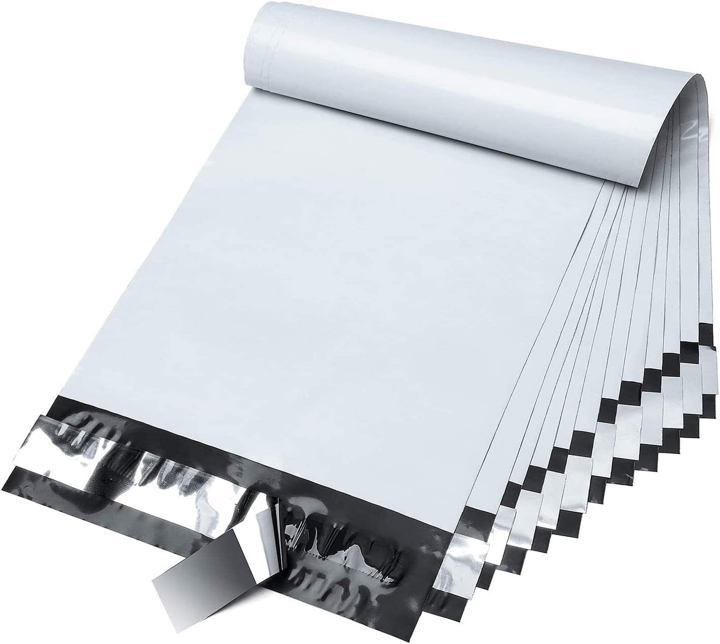 Fuxury 6x9 200pc white Poly Mailers Shipping Envelops Self Sealing Envelopes Boutique Custom Bags Enhanced Durability Multipurpose Envelopes Keep Items Safe Protected : Office Products