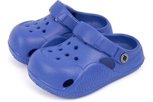 Casazoe Toddler Girls Boys Cute Garden Clogs Kids Water Sandals Slip On Shoes EVA Lightweight Outdoor Summer Slipper Slides Baby Comfort Shoes Children Indoor Shower Beach Pool Play Shoes