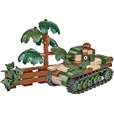 COBI Historical Collection World War II Renault R-35 Light Tank Building Set, 93 Pieces