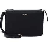 Liu Jo Caliwen Crossbody Bag – Small Black Shoulder Bag with Metal Details (Nero)