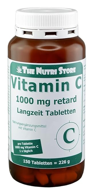 Vitamin C 1000 mg retard Langzeit Tabletten 150 Stk. - 5 Monatsvorrat
