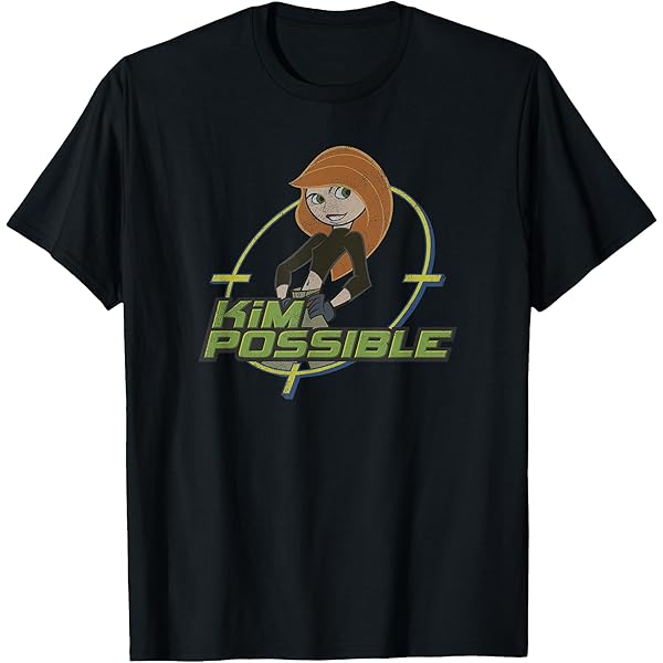 Amazon.com: Disney Kim Possible Character Group Poster T-Shirt