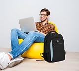 MATEIN Travel Laptop Backpack 15.6 Inch Anti Theft Water Resistant Black Blue view 7