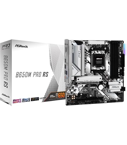 Amazon.com: Asrock B650M Pro RS AMD Socket AM5 Ryzen 7000/8000