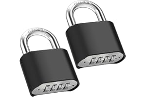 Large Heavy Duty Combination Padlock, [New Version ] Diyife 51.5mm 4 Digit Code Locker Lock Weatherproof Lock Outdoor Combina