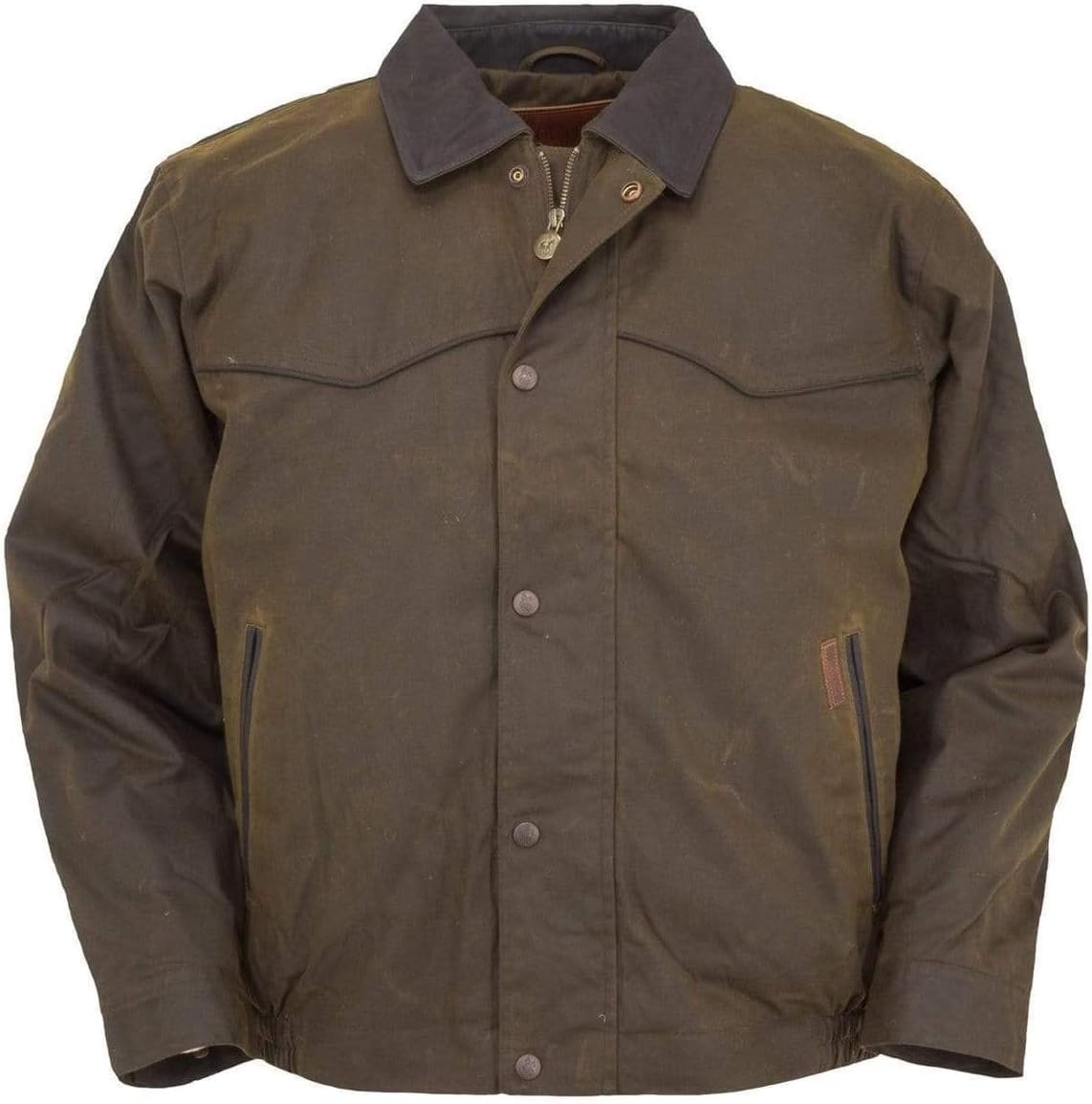 Outback Trading Men's 2149 Trailblazer Waterproof Cotton Oilskin Western Jacket