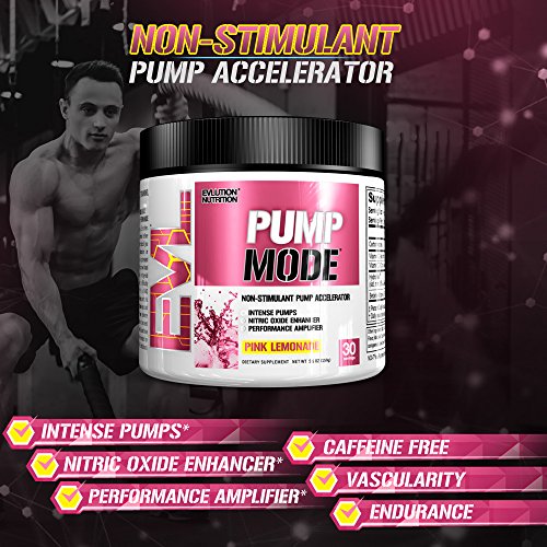 Evlution Nutrition Pump Mode Nitric Oxide Booster to Support Intense